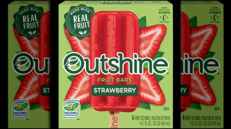 Box of Outshine fruit bars