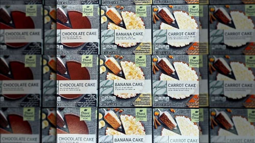 All new Aldi cakes in boxes