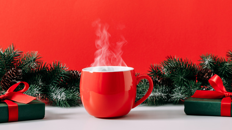 coffee cup festive