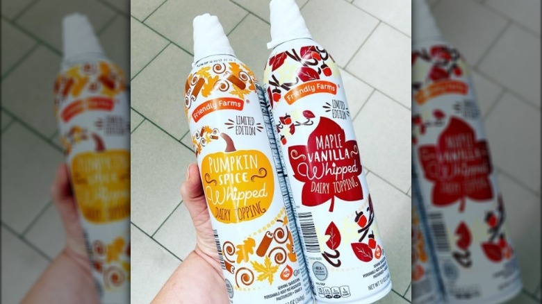 2 cans of whipped topping