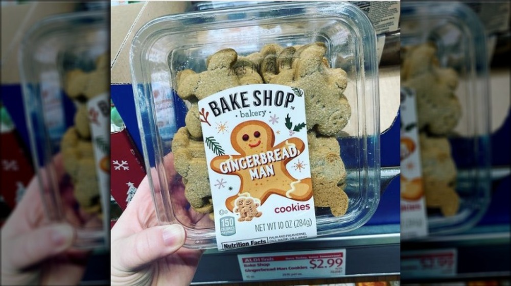 gingerbread man cookies from Aldi