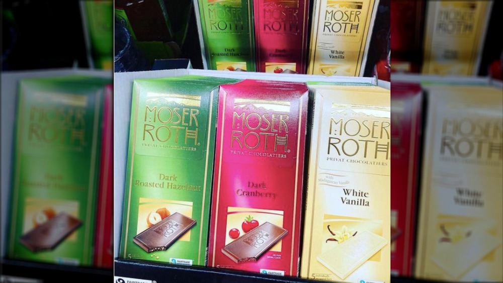 Aldi Moser Roth chocolate flavors