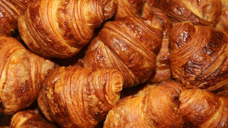 Bunch of croissants