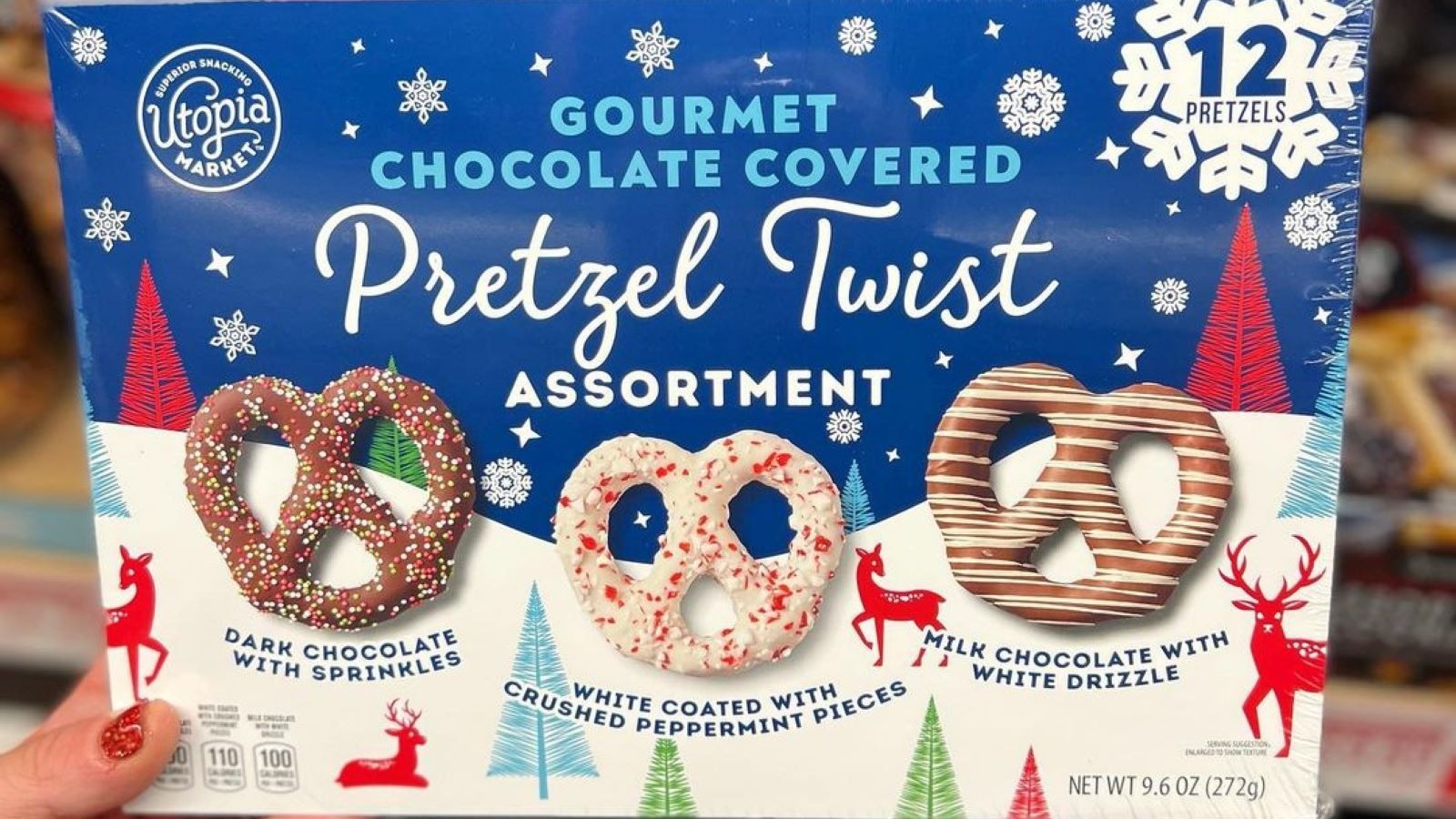 Aldi Shoppers Can't Wait To Grab These Chocolate Holiday Pretzels