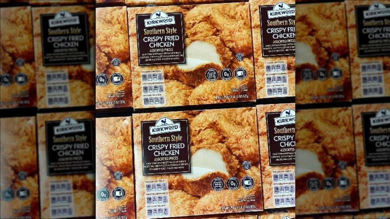 Boxes of Aldi's Southern Style Chicken