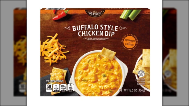 Package of pre-made Buffalo chicken dip