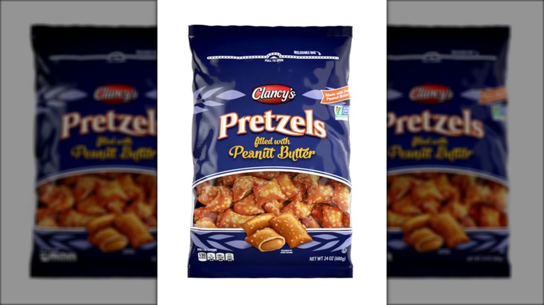 Bag of peanut butter filled pretzels