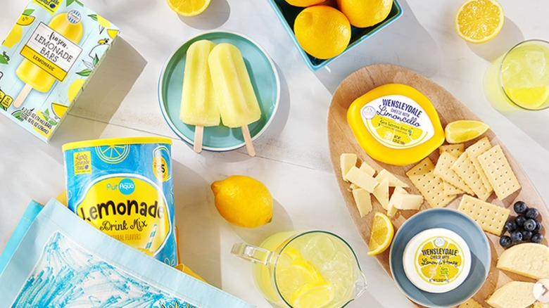 Aldi lemon products