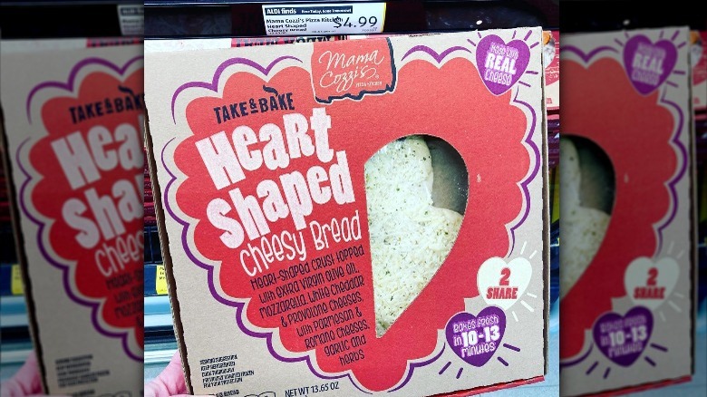 Aldi Heart Shaped Cheesy Bread