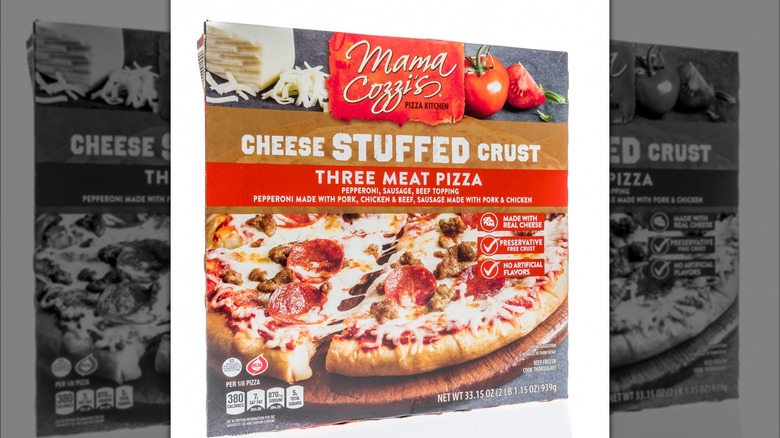 Mama Cozzi's three meat pizza