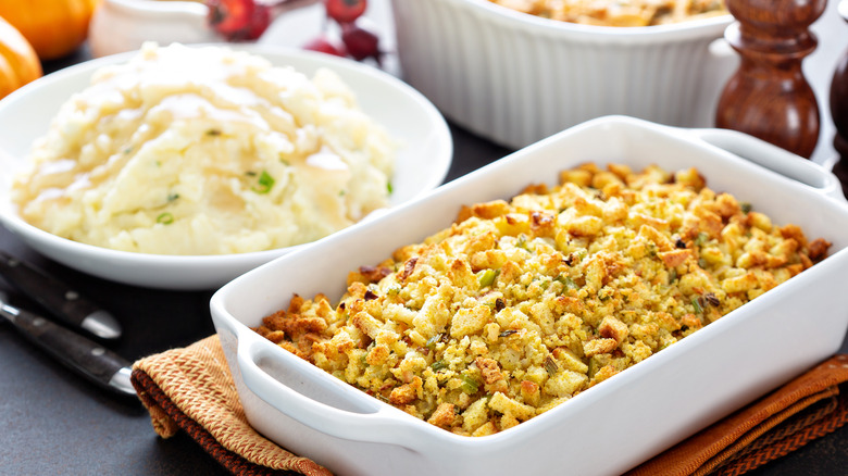 selection of homemade side dishes