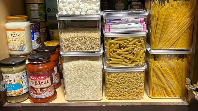 Crofton storage containers organizing food