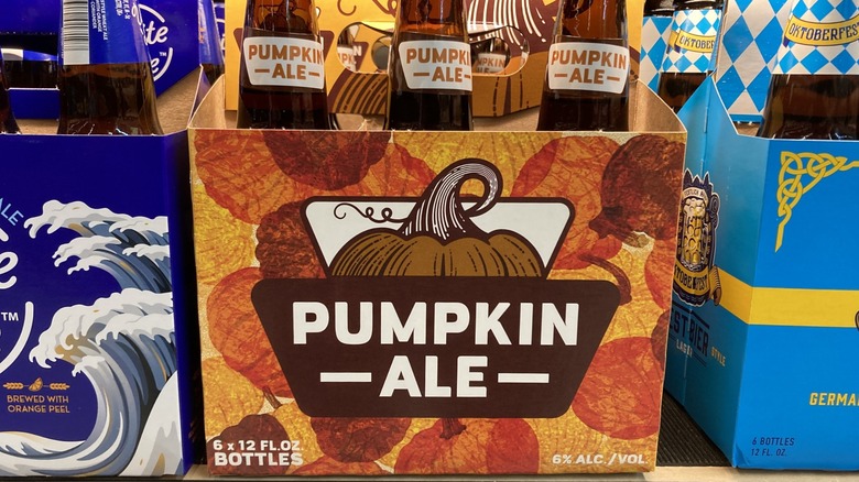 six pack of Aldi pumpkin ale