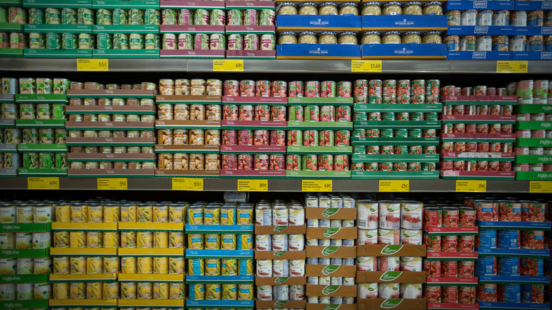 Aldi canned items