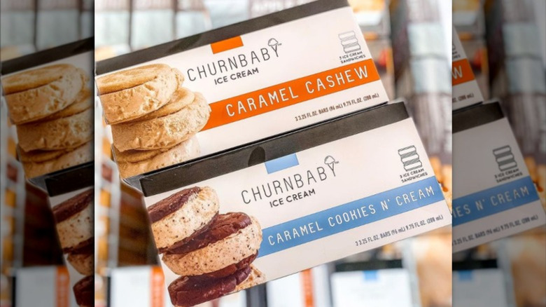 Aldi's Churnbaby ice cream sandwiches