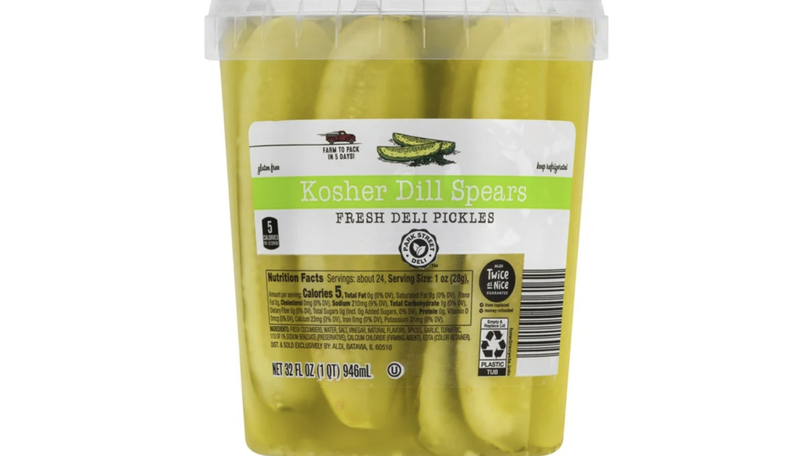 Aldi's Fresh Deli Dill Pickles Simply Taste Different