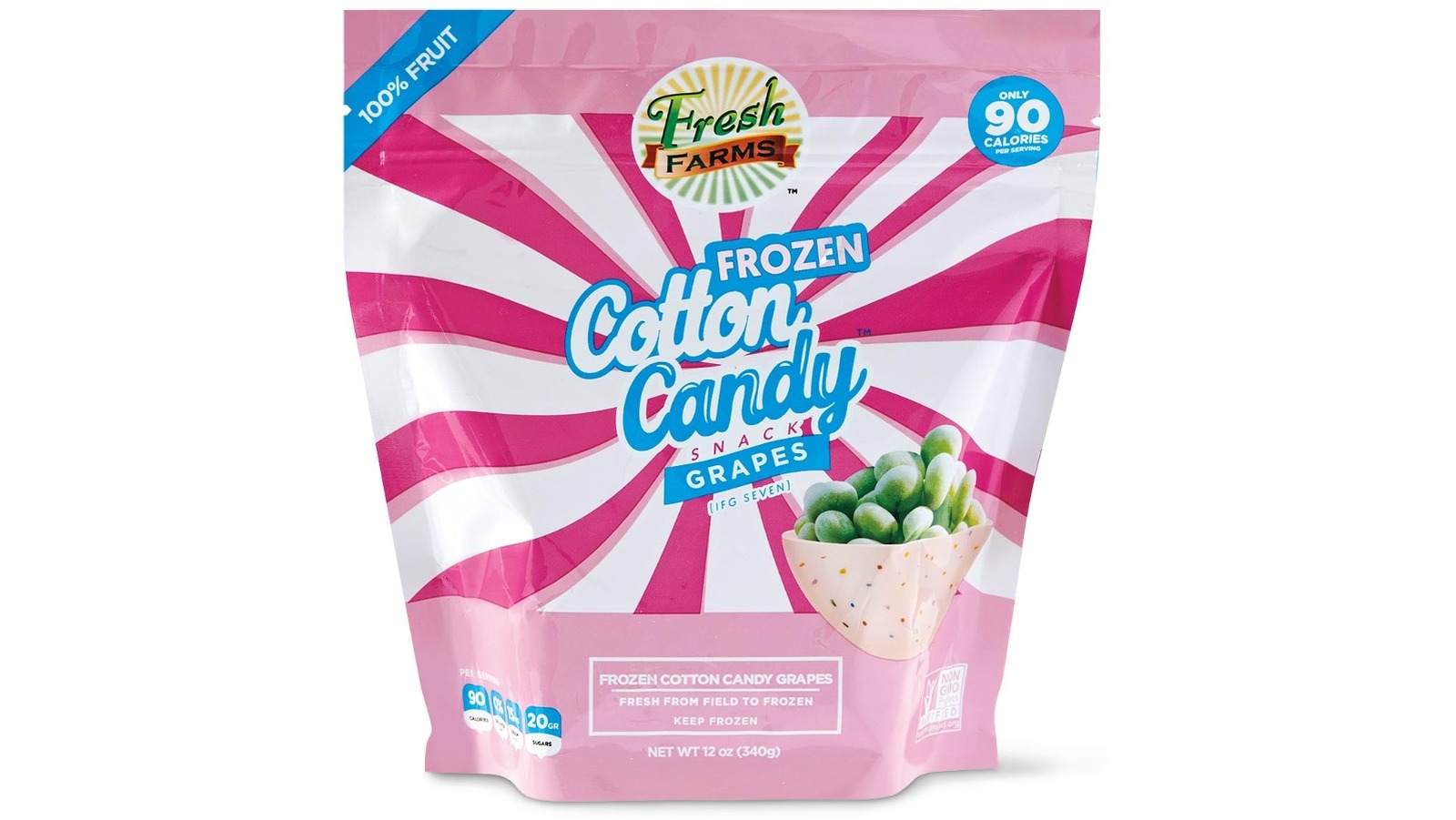 Aldi's Frozen Cotton Candy Grapes Are Returning For The Holidays