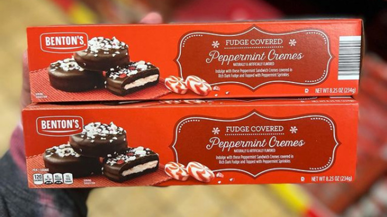 Aldi's Fudge-covered Peppermint Cremes