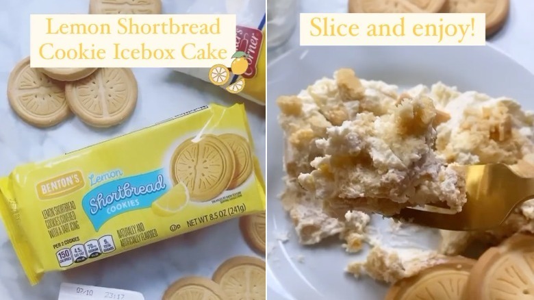 Aldi's lemon ice box cake recipe video