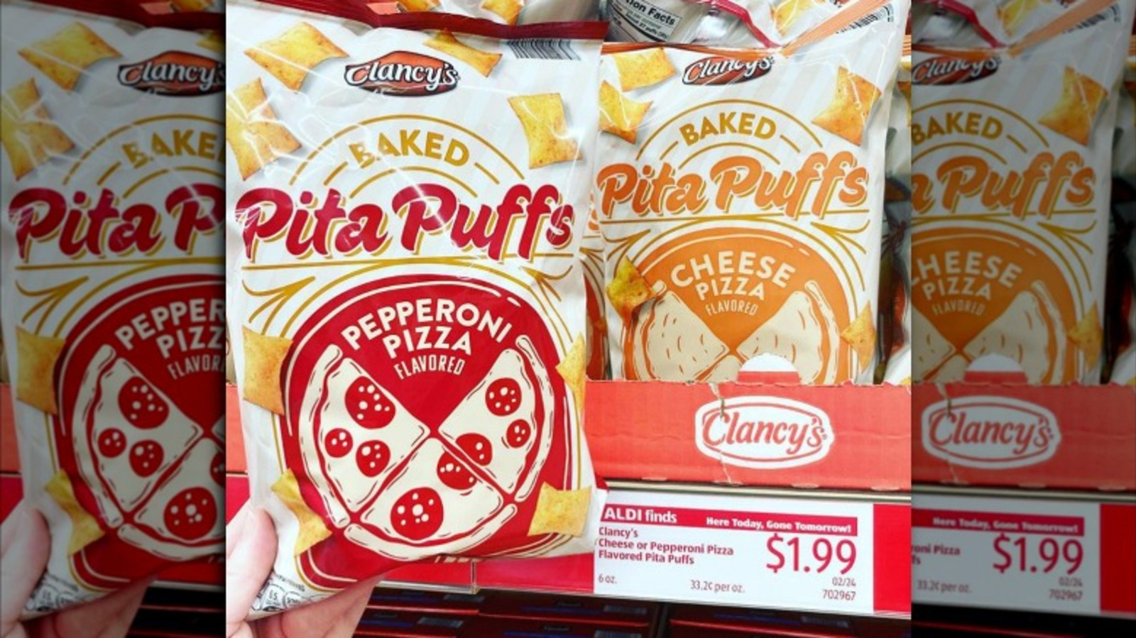 Aldi's Pizza Flavored Baked Pita Puffs Are Turning Heads