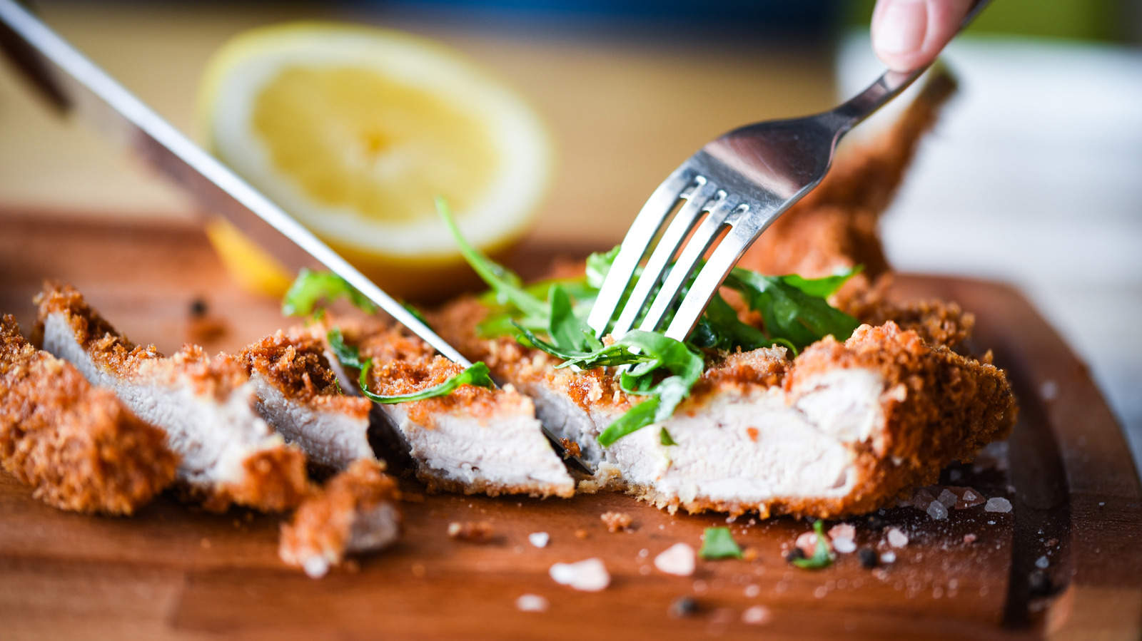 Aldi's Pork Schnitzel Deserves The Air Fryer Treatment