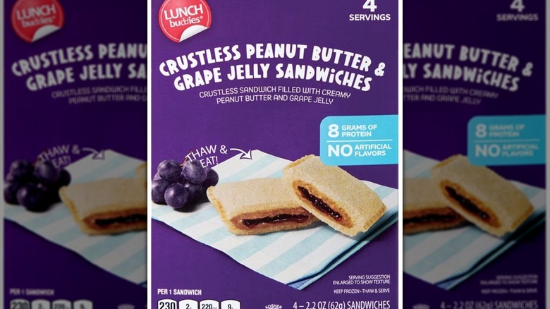 Lunch Buddies crustless PB&J