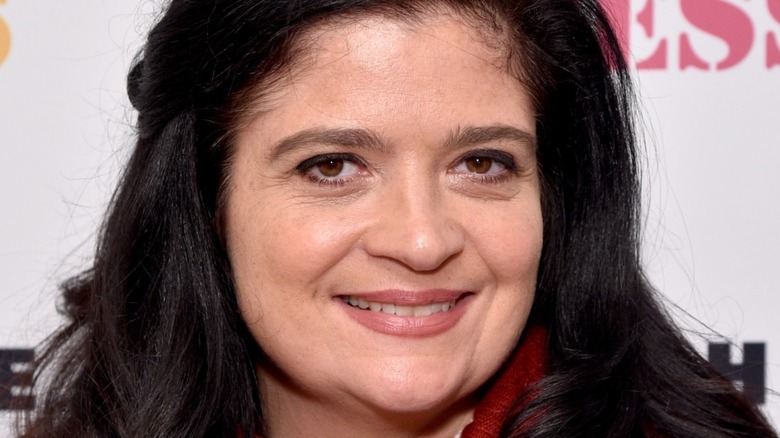 Alex Guarnaschelli smiling at event 