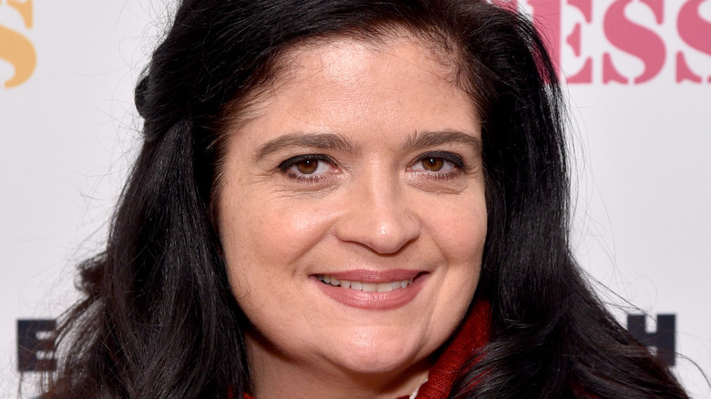 Alex Guarnaschelli smiling at event