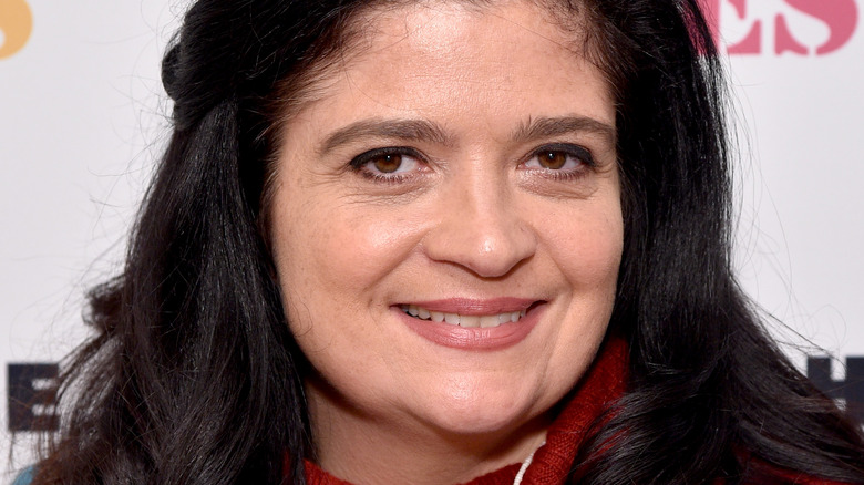 Alex Guarnaschelli red sweater