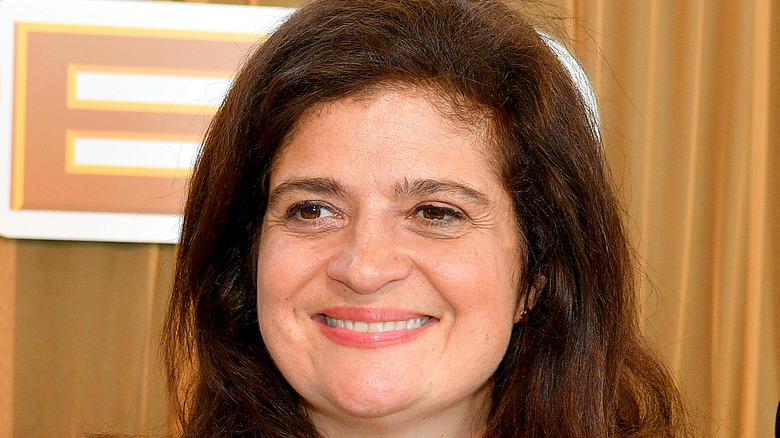 Alex Guarnaschelli smiling at event