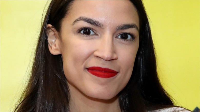 Alexandria Ocasio-Cortez smiling