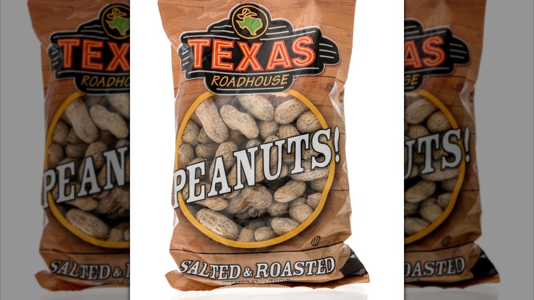 Texas Roadhouse bagged peanuts
