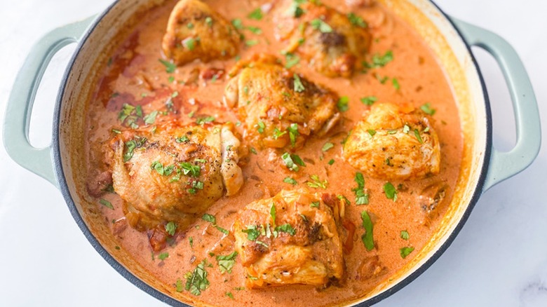 Chicken paprikash