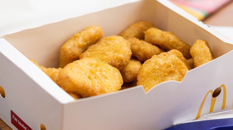 Box of McDonald's Chicken McNuggets