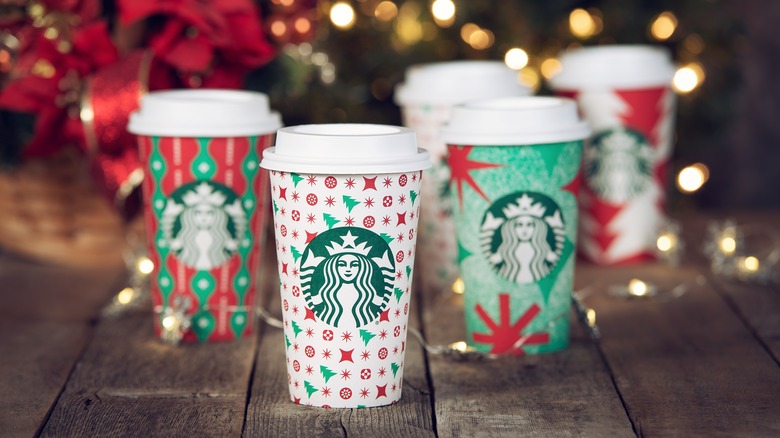 Starbucks holiday cups