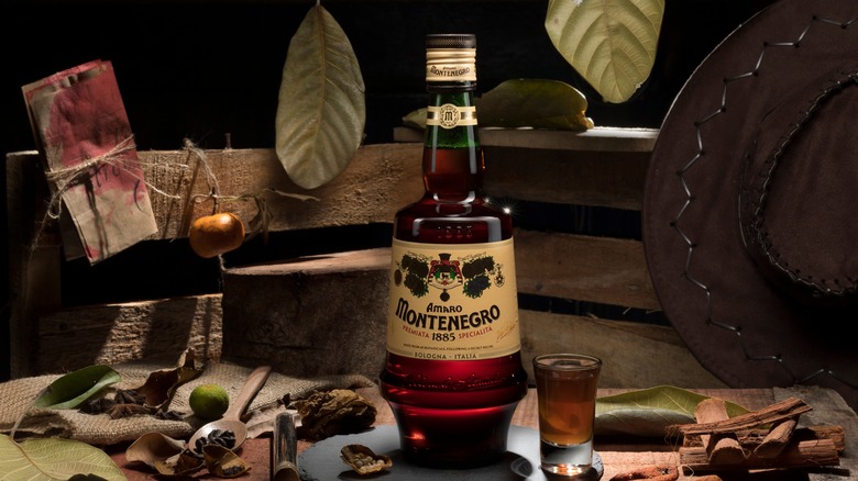 bottle of Amaro Montenegro