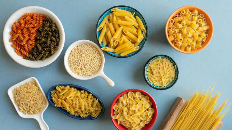 different types of pasta