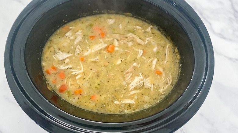 Easy Slow Cooker Chicken And Dumplings Recipe