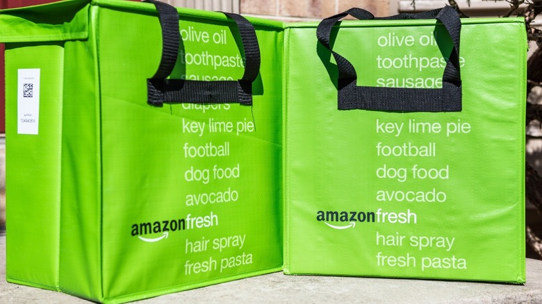 Amazon Fresh delivery bags