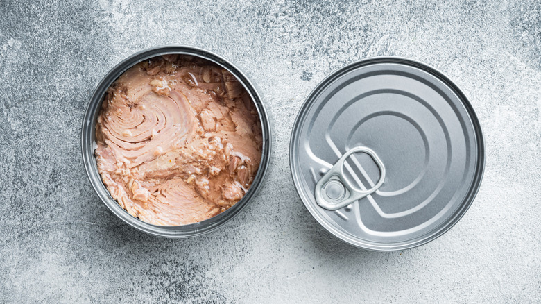 Tuna in a can