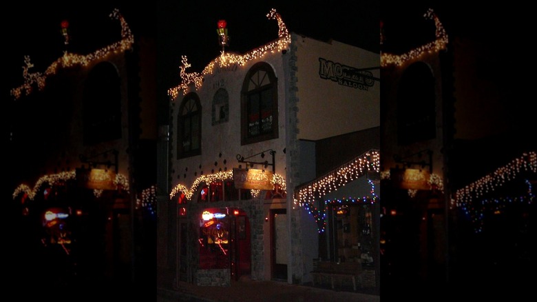 Front of Mozzi's saloon