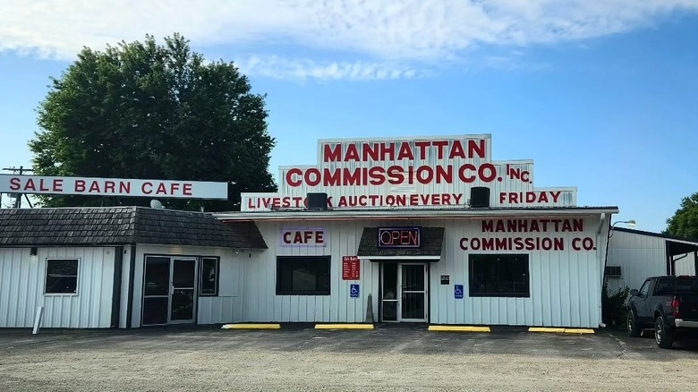 exterior Sale Barn Cafe, Manhattan, Kansas