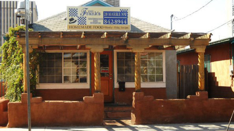 exterior Papa Frank's in New Mexico