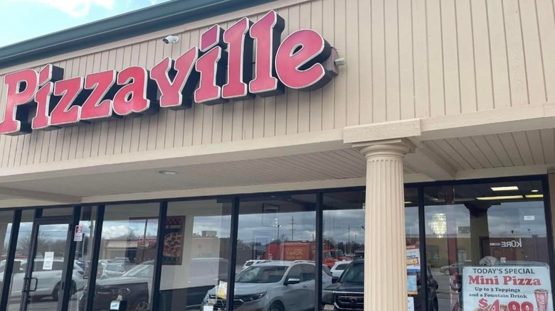 Pizzaville restaurant exterior