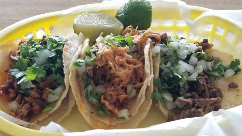Tacos at Tortilleria Y Taqueria Ramirez