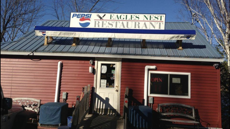 Frontage of the Eagles Nest Restaurant