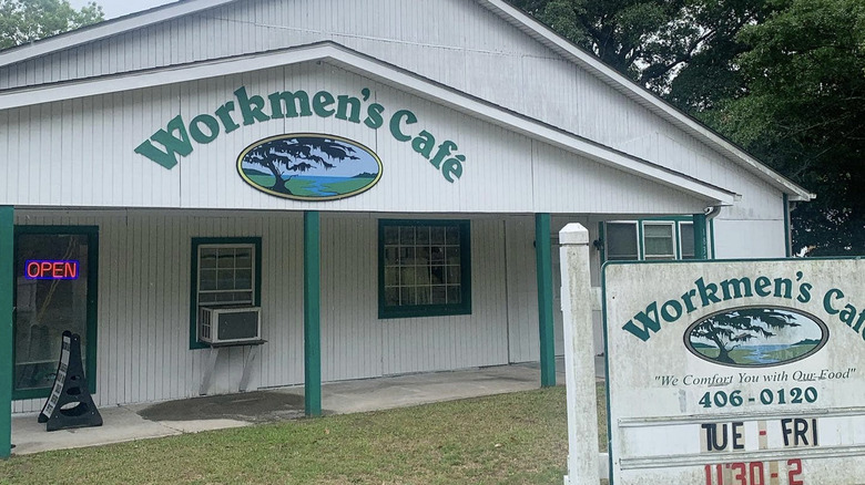 Exterior of Workmen's Cafe
