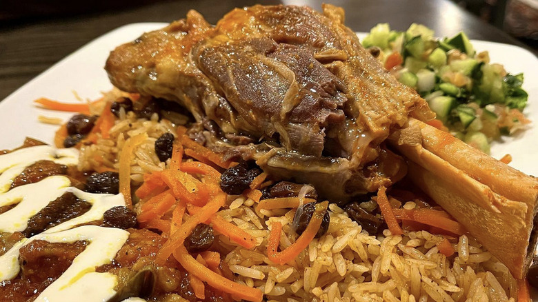 Lamb dish from Afghan Kitchen