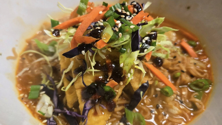 Ramen dish from The Globe