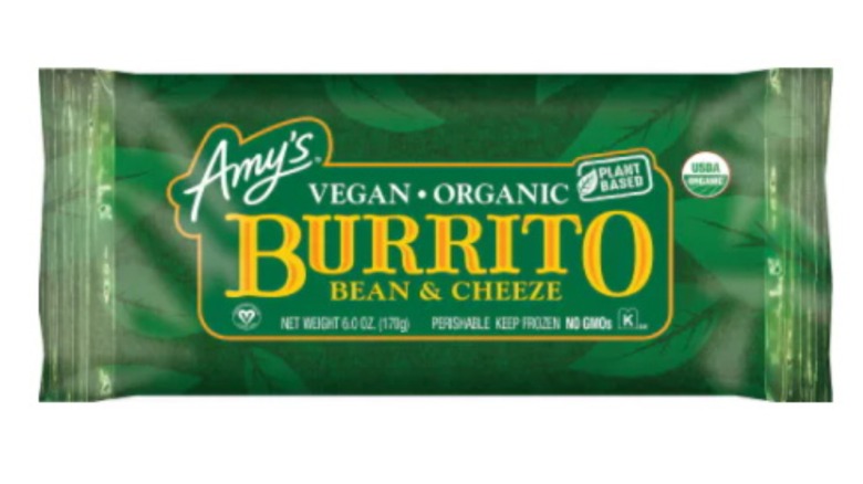 Amy's bean & cheeze burrito